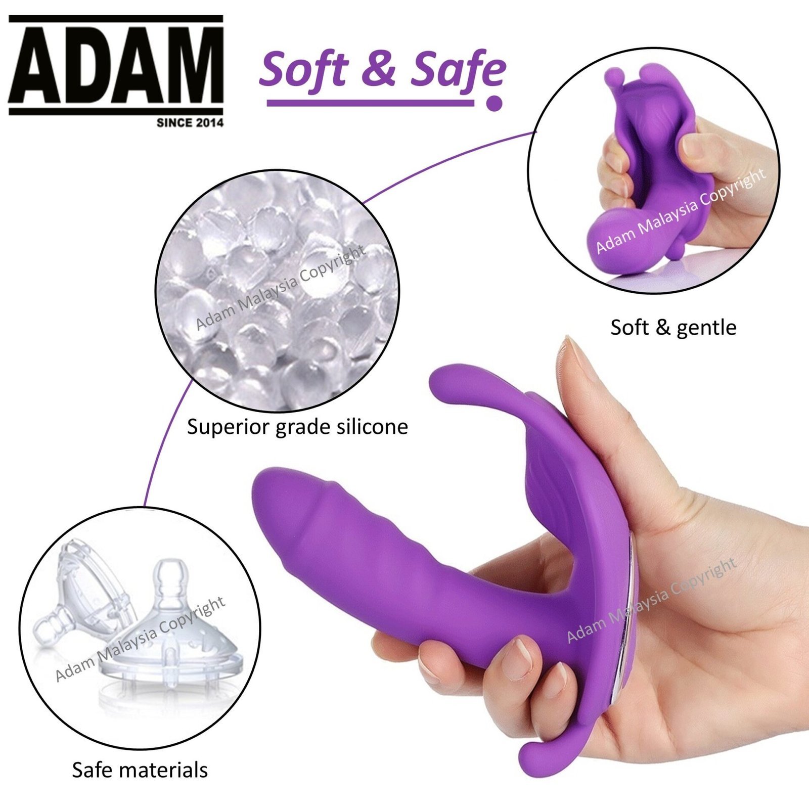 Adam Wireless Bluetooth Vibrator - Adam Wireless Bluetooth Vibrator -