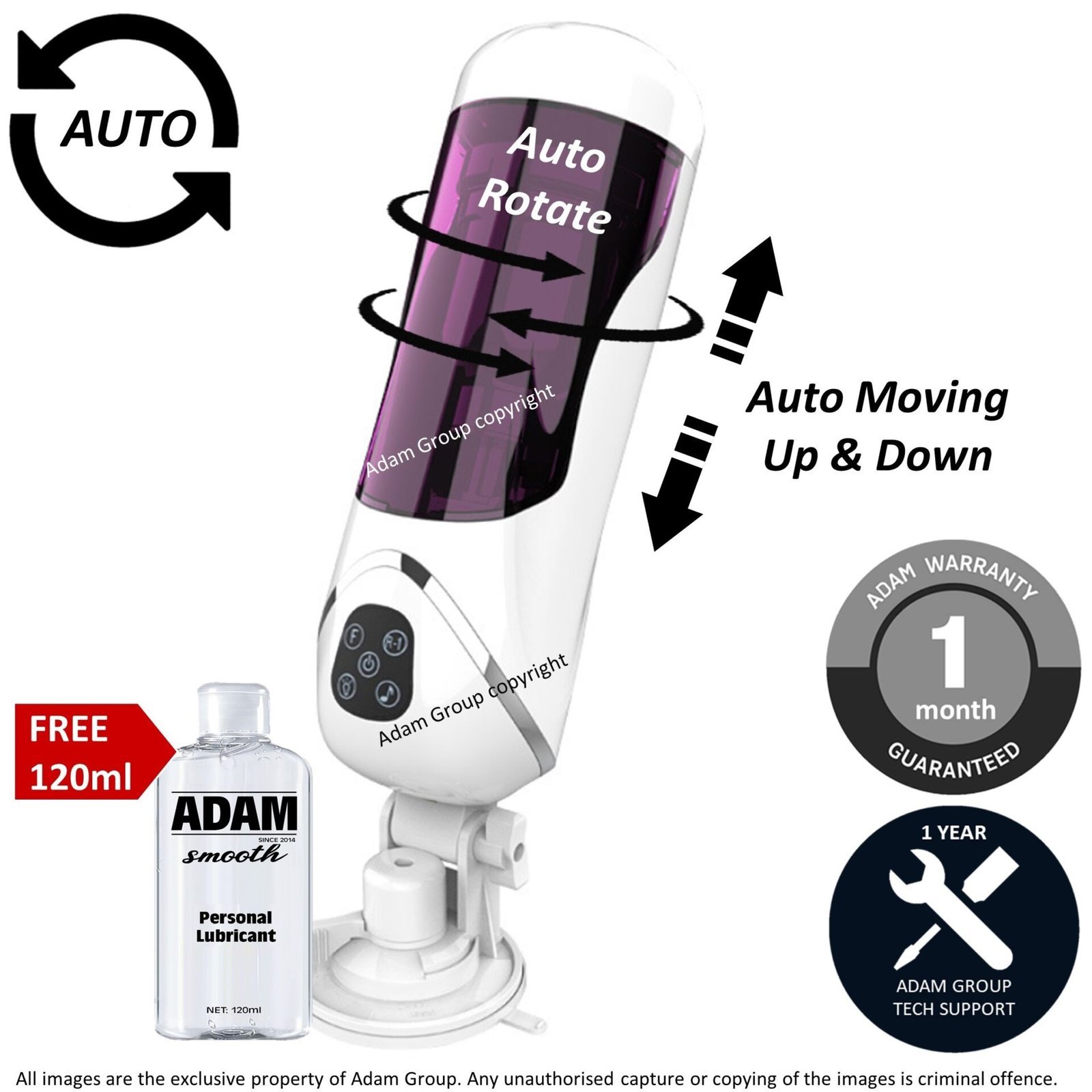 adam male masturbator Automatic Male Masturbator Cup Pocket Suction Masturbation Telescopic –  Honeyloveyou main image 0